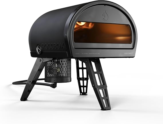 Gozney Roccbox Outdoor Pizza Oven, Portable, Gas & Wood Fired - Black