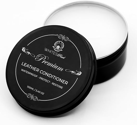 Premium Leather Conditioner for Leather Products Leather Cleaner and Conditioner for Shoes,Bags,car Interior, Sofa,Purses,Boots,Belts, 3.40oz, Leather Balm