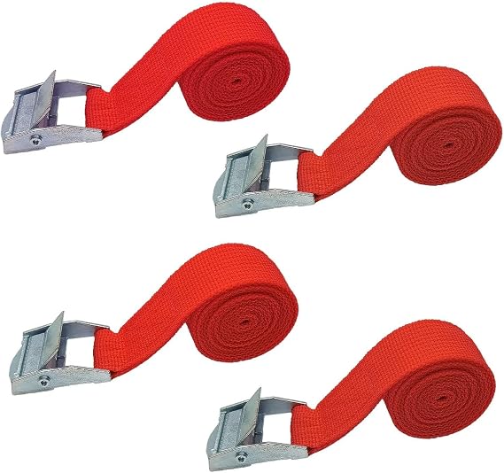 4 adet gergi kayışı, bağlama kayışı, sabitleme kemeri, germe kayışı, 200 kg'a kadar taşıyabilir, 4'lü paket, ayarlanabilir kemer bandı, bisiklet, el arabası, motosiklet, bavul, römork