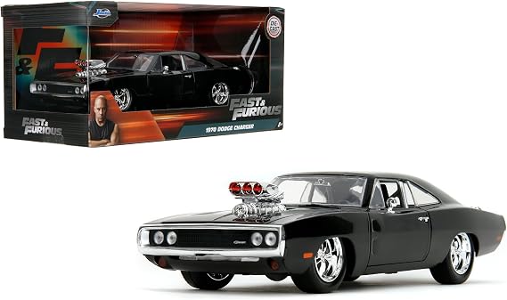 Jada - 1:24 FF Doms Charger RT - Glossy Black