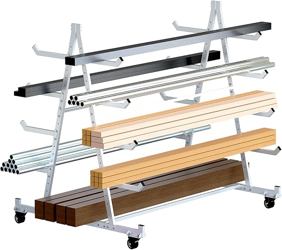 Lumber Storage Rack, 5ft x 3.7ft x 4.3ft