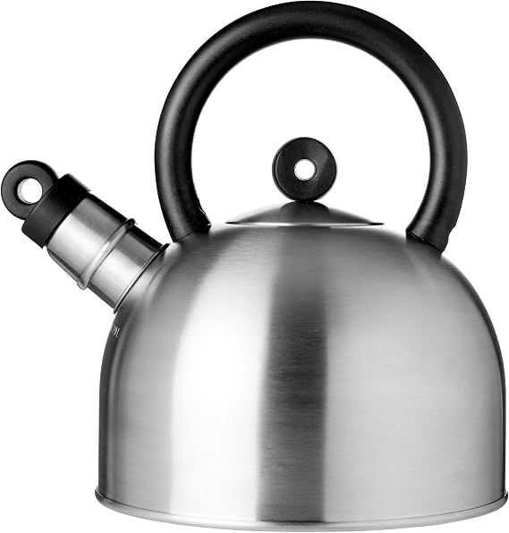 IKEA 202.395.95 Vattentat Kettle, Stainless Steel, Black