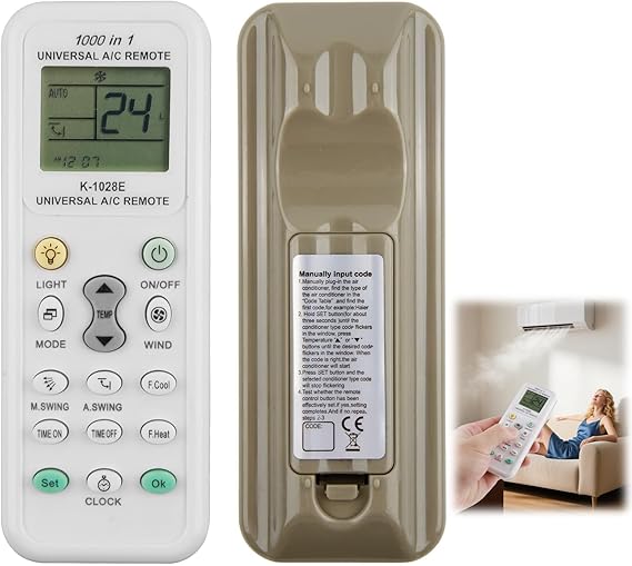 Universal Air Conditioner Remote Control for Midea Samsung Daikin LG Gree