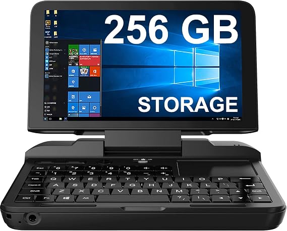 GPD Micro PC [256GB M.2 SSD Version] 6 Inches Mini Industry Laptop [Latest HW Update CPU Celeron Processor N4120] Portable Laptop Computer Notebook OS Win 10 Pro,Ubuntu Mate 18.10,8GB RAM