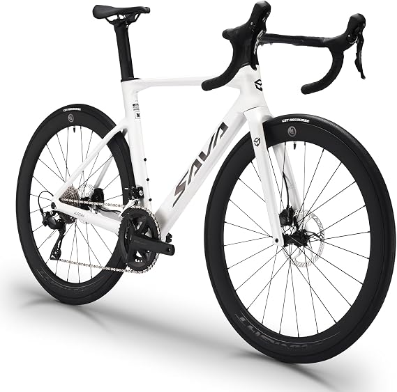 SAVADECK Full Carbon Racing Bike A7L Pro 2026 Carbon Frame & Wheelset, with Shimano R7120 24-Speed, Hydraulic Disc Brakes, 90% Pre-Assembled