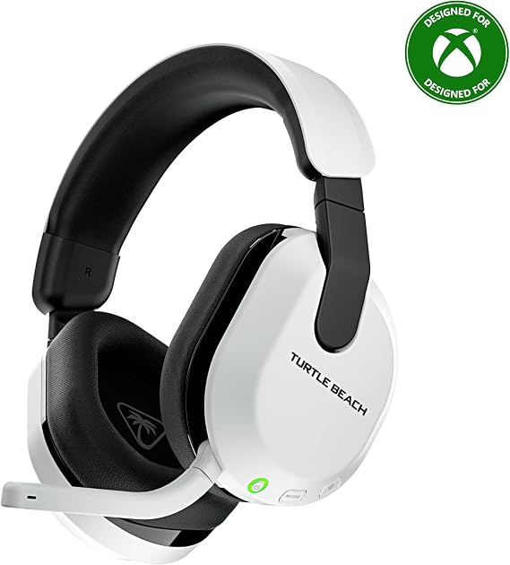 Turtle Beach Stealth 600 Wireless Gaming Headset for Xbox, PS5, PC, Mobile | Xbox Series X|S, Xbox One, PlayStation, PS4, Multiplatform, Bluetooth, 50mm Drivers, 80-Hr Battery, Flip-to-Mute Mic, White