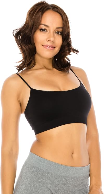 Kurve Women's Padded Bandeau Bra (Removable) -Made in USA-