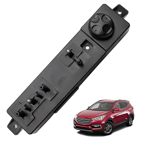 Power Seat Switch Fit for 2013-2018 Hyundai Santa Fe 3.3L for 2013-2019 Hyundai Santa Fe XL 3.3L 88540-2W100 20Pins Left Driver Side Electric Seat