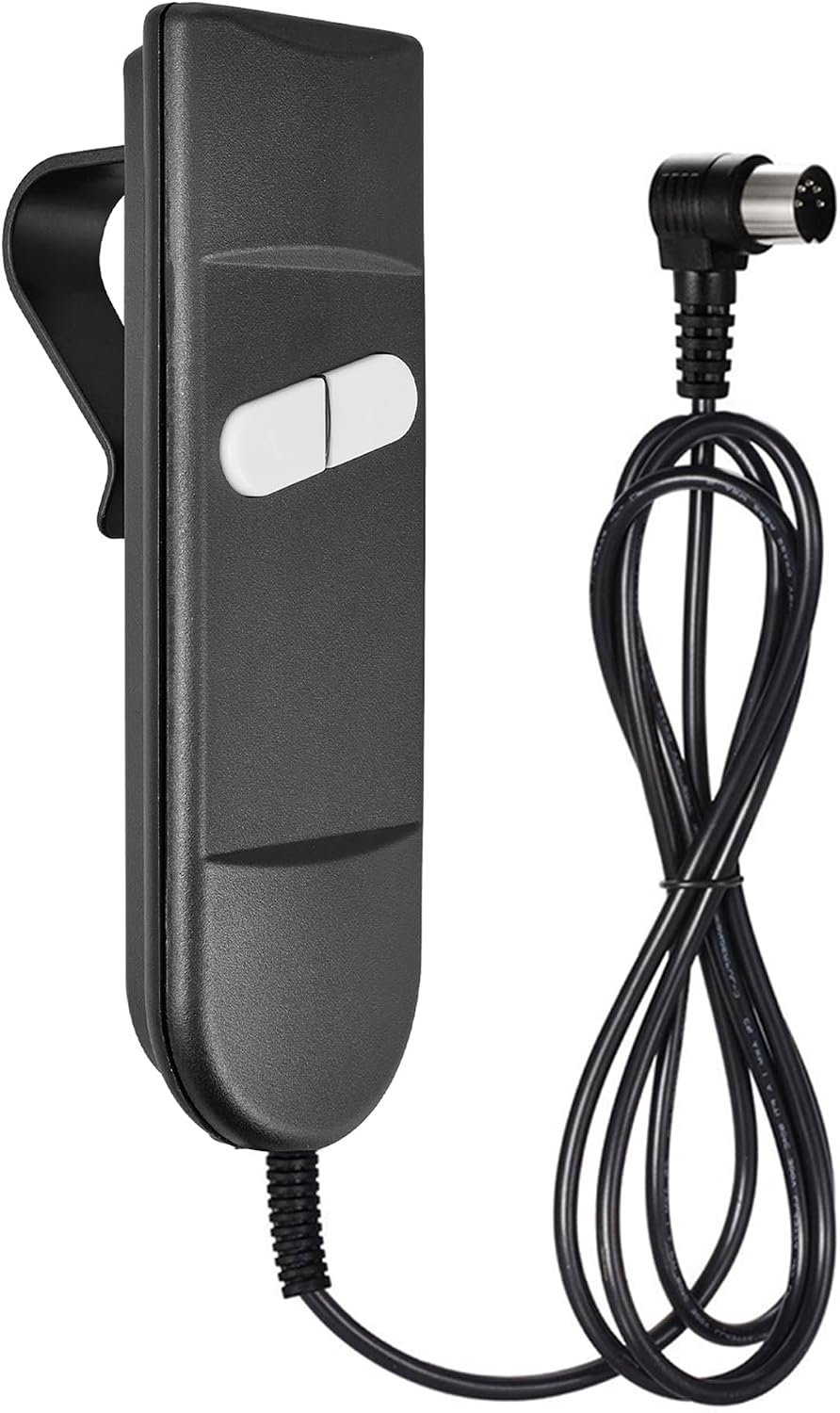 Chair Lift Remote Change,2-Button 5 Pin 90 ° Power Recliner Remote for Connecting Okin, Limoss,Lazyboy Golden