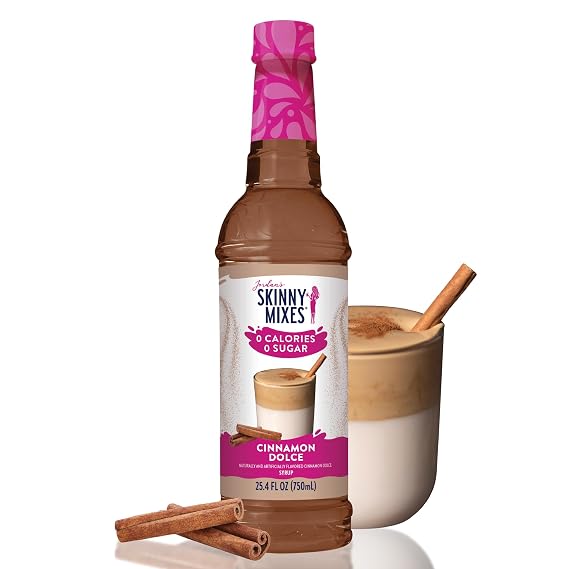 Jordan's Skinny Mixes Cinnamon Dolce Coffee Syrup, 25.4 oz