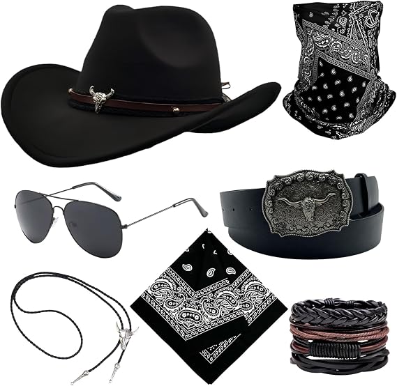 Boonbery Western Outfits for Men Cowboy Suede Leather Vest for Halloween Costume Party