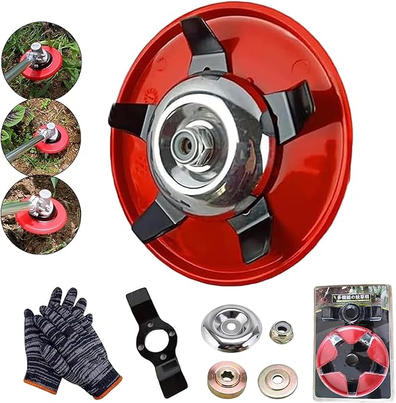 Weeding Disc, Weeding Discs for Weed Eater, Weeder Plate for Weedeater, Multifunctional Trim Season Weeder Plate Blades, for Garden Lawn Weeder Brush Cutter (1 Set)