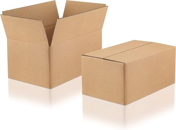 Pack of 20 Double Corrugated Cardboard Boxes 180 x 180 x 130 mm Corrugated Cardboard (No. 2W-31A) Brown - Cardboard Folding Box for Shipping of Goods Parcel & Parcels Small (S) - Cardboard Shipping Packaging Extra Strong