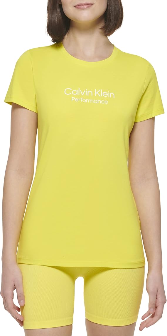 Calvin Klein Performance Women's Ckp Pride Logo Short Sleeve T-Shirt