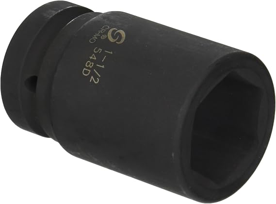 SUNEX TOOLS 548D 1" Drive Deep 6 Point Impact Socket 1-1/2"