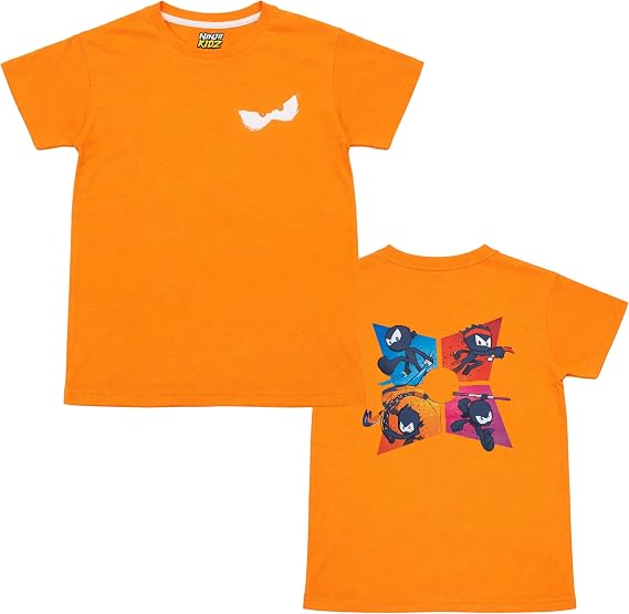 Ninja Kidz Eyes Merch Tee, Two-Sided Design for Every Fan