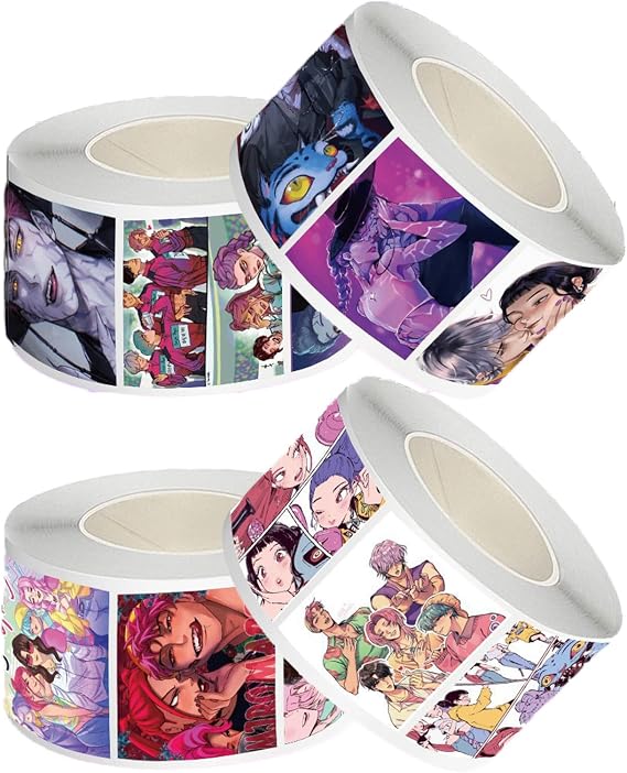 1000PCS Kpop Stickers, Vinyl Waterproof Cute Stickers for Kids Adult, Reusable Kawaii Anime Stickers for Water Bottle Journals, Laptops, Skateboards, Kpop Gifts for Teens Girls Boys