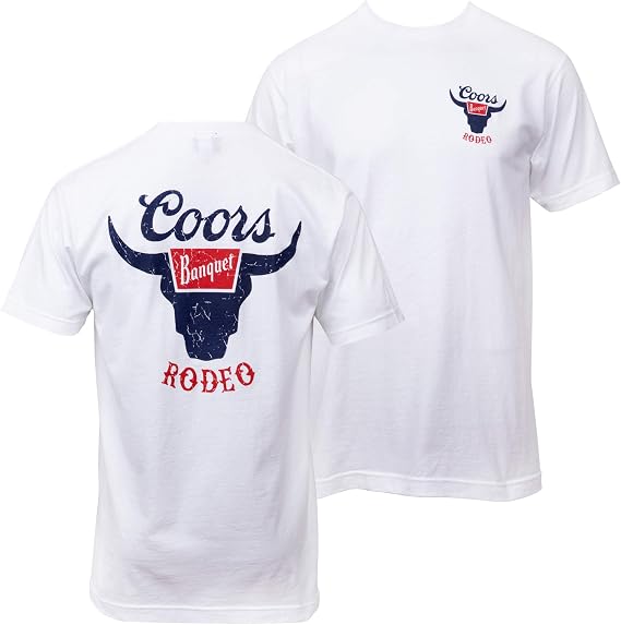 Coors Rodeo Front and Back Print T-Shirt
