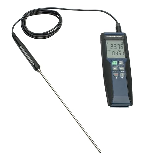 SP Bel-Art, H-B DURAC High Temp Precision RTD Electronic Thermometer; -100 to 400C (-148 to 752F), Individual Calibration Report (B60901-0100)