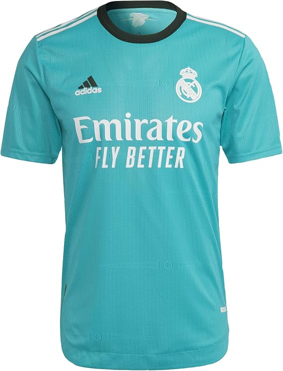 adidas Real Madrid Men's Authentic Third Jersey (US, Alpha, Small, Regular, Regular, Polyester)