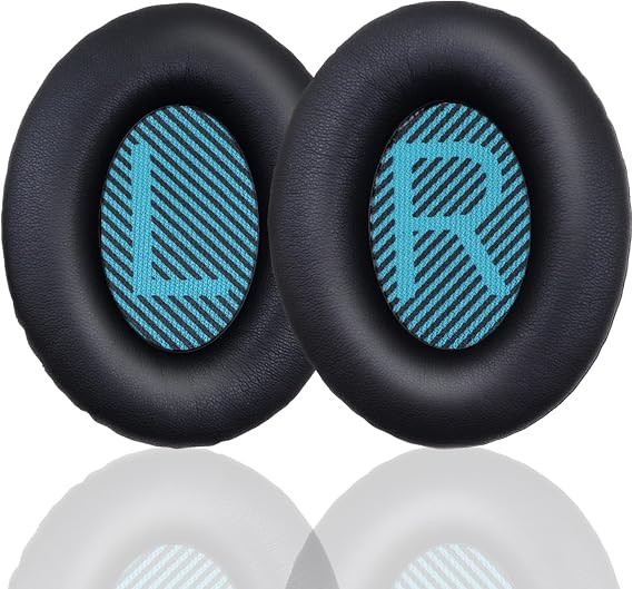 Bose QuietComfort 35 (QC35) ve Quiet Comfort 35 II (QC35 ii) Kulaklıklar için Yedek Kulak Pedleri, Yedek Kulak Pedleri Yastıkları Bellek Gürültü Yalıtımlı Kulaklık Kılıfları Köpük Yumuşak Deri