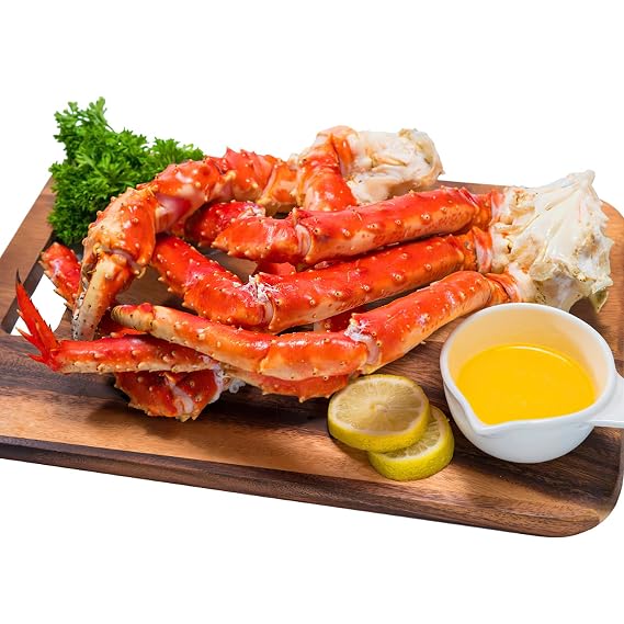 OCEANZEN Alaskan Red King Crab Legs | Wild-Caught | Fully Cooked (2 LBS)
