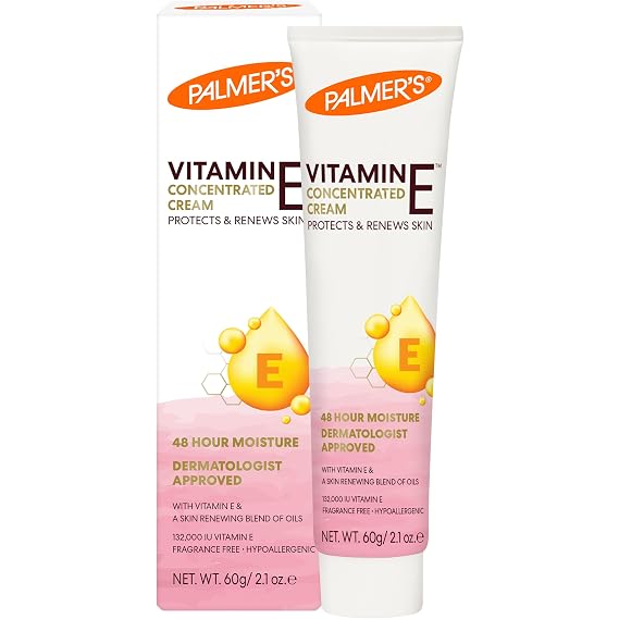 Palmer's Concentrated Hand & Body Cream with Vitamin E (2.1 Ounce) | Protects & Renews Dry, Damaged Skin with Highly Concentrated Vitamin E For Healthier, Younger-Looking Skin, 48hr Moisture