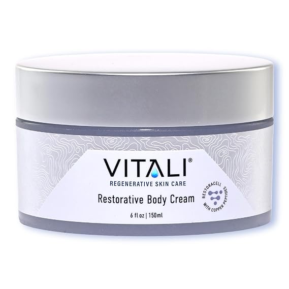 Vitali Copper Peptide Cream, GHK-Cu Peptide, Firming Body Cream, 6 fl oz