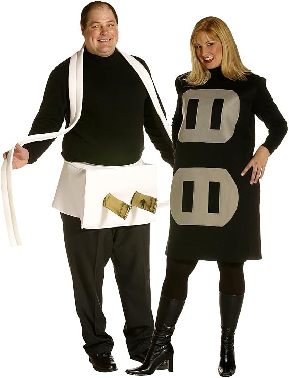 Rasta Imposta - Plug and Socket Adult Costume - Plus Size