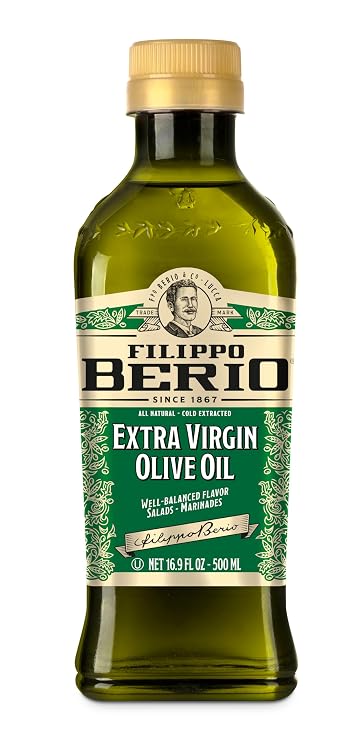 Filippo Berio Cold Pressed Extra Virgin Olive Oil, 16.9 Ounce rPET Bottle, Contains Polyphenols