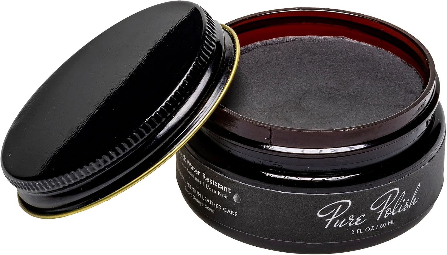 Premium Natural Water Resistant Shoe Cream - 2 oz - Multiple Colors Available