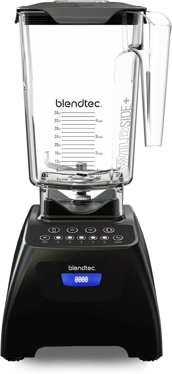 Blendtec Classic 575 Blender (Black), 90oz* WildSide+ Jar