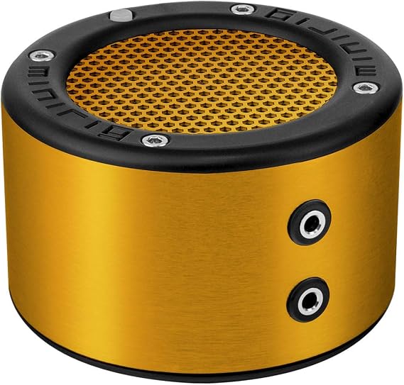 MINIRIG MINI Portable Rechargeable Bluetooth Speaker - 30 Hour Battery - Premium Stereo Sound - Gold