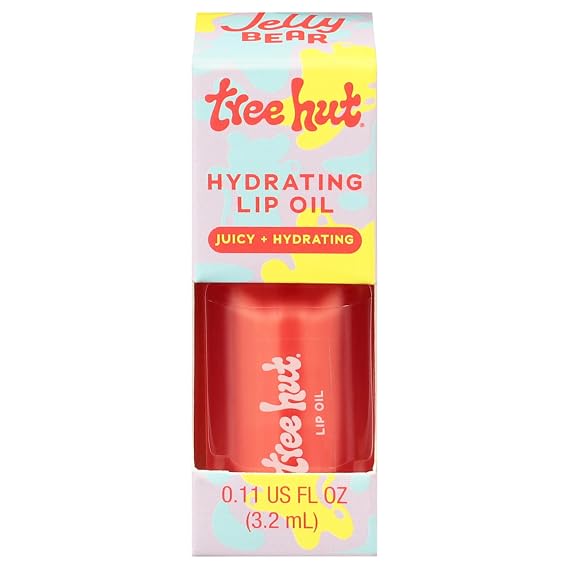 Tree Hut Hydrating Lip Oil, Jelly Bear, 0.11 Fl Oz