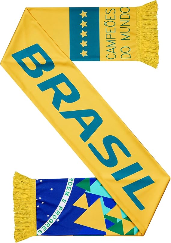 Eurzom Soccer Scarves Spain Double Sided Polyester