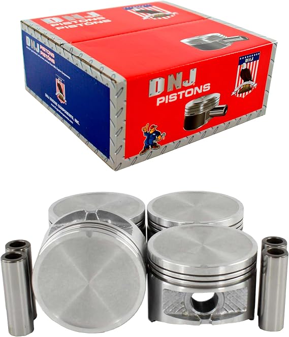 DNJ Piston Set Standard Size P610 For 90-97 Nissan/Pickup, D21 2.4L L4 SOHC Naturally Aspirated designation KA24E