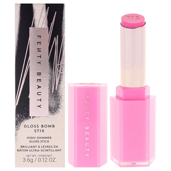 FENTY BEAUTY - Gloss Bomb Stix Shimmer - 05 Flamingo Fling by Fenty Beauty for Women - 0.12 oz Lipstick (05 FlLAMINGO FLING).
