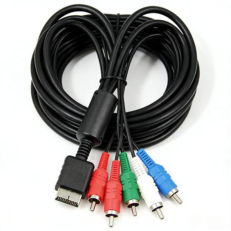 Component YPbPr AV Video TV RCA Cable for Sony PS2 PS3 PlayStation 2 3