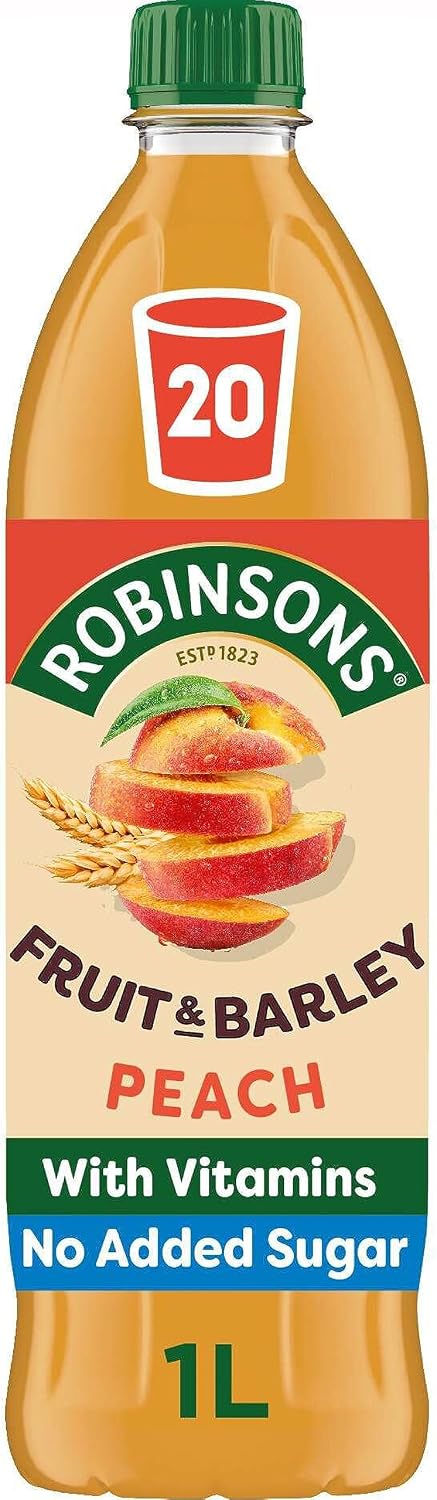 Robinsons Fruit & Barley Peach Squash, 1L