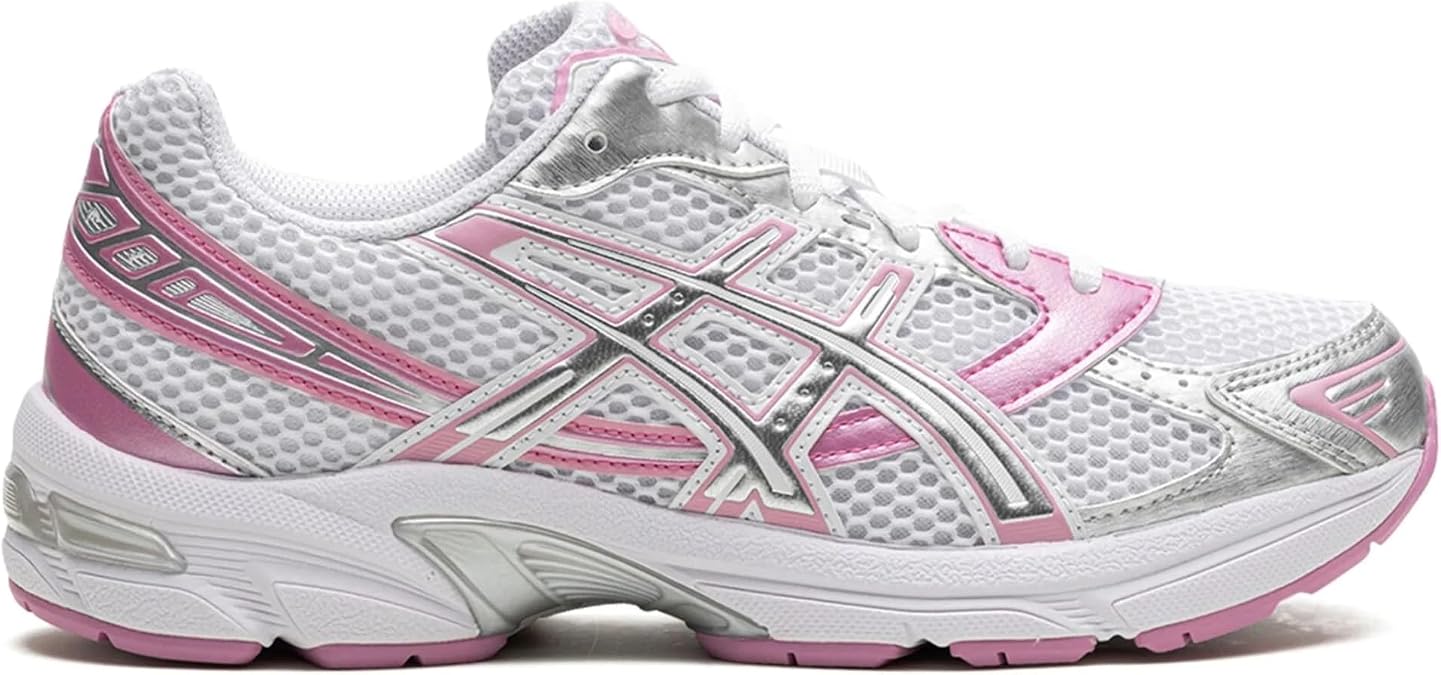 White Pure Silver Pink ASICS GEL-1130