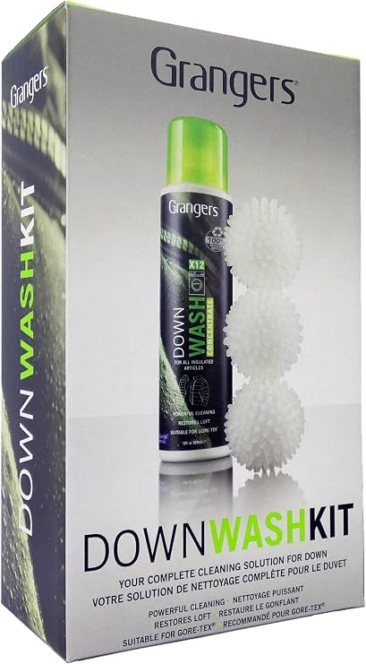Grangers Down Wash Kit | Includes Down Wash 300ml | Dryer Balls | Perfect For Down Jackets | All In 1 Kit
