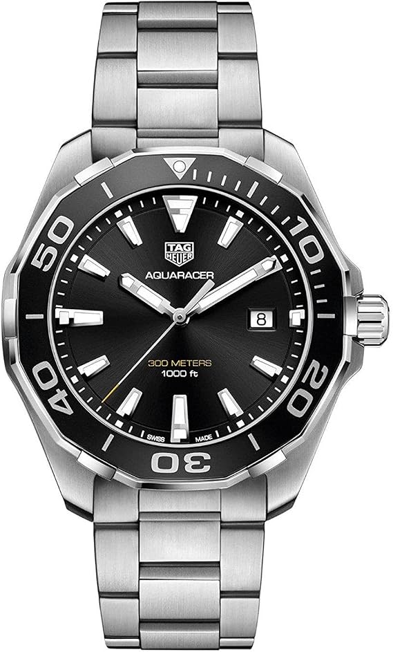 TAG Heuer Men's Aquaracer 43mm Steel Bracelet Quartz Watch WAY101A.BA0746
