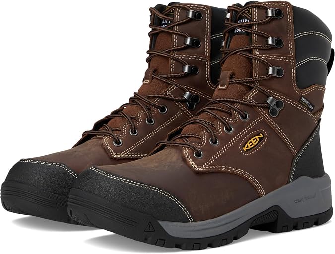 KEEN Utility Evanston 8" Soft Toe Waterproof Insulated 600G