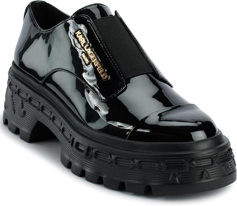 Karl Lagerfeld Women's Lakely Everyday Slip on Platform Loafer