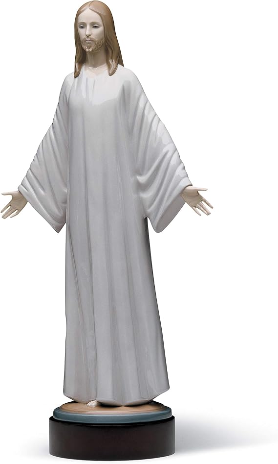 LLADRO Jesus Figurine. Porcelain Christ Figure.