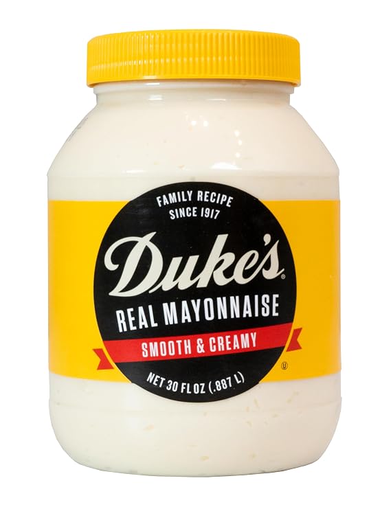 Dukes Real Mayonnaise Jar Original Smooth & Creamy Taste, 30 Ounce (Pack of 1)