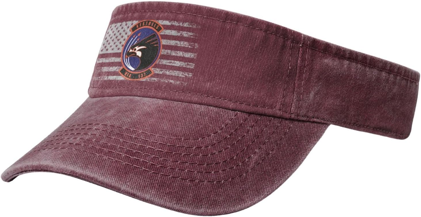 VFA-137 Kestrels Sport Sun Visor Hats Cotton Ball Caps Empty Top Baseball Cap for Men