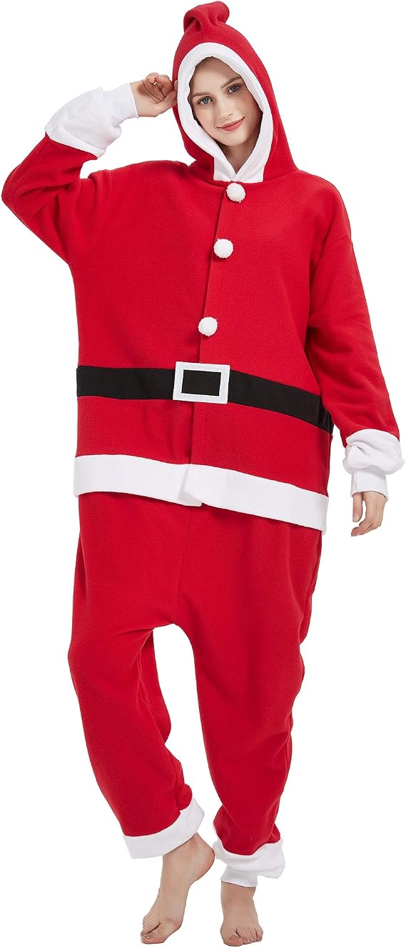 III HHONS Onesie Adult Costume Animal Pajamas Halloween Cosplay Sleepwear for Women/Men