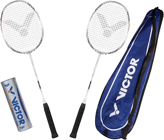victor badminton racket atomos available as set or single racket