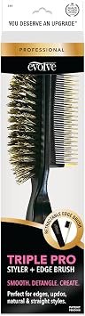 Evolve Triple Pro Styler plus Edge Brush
